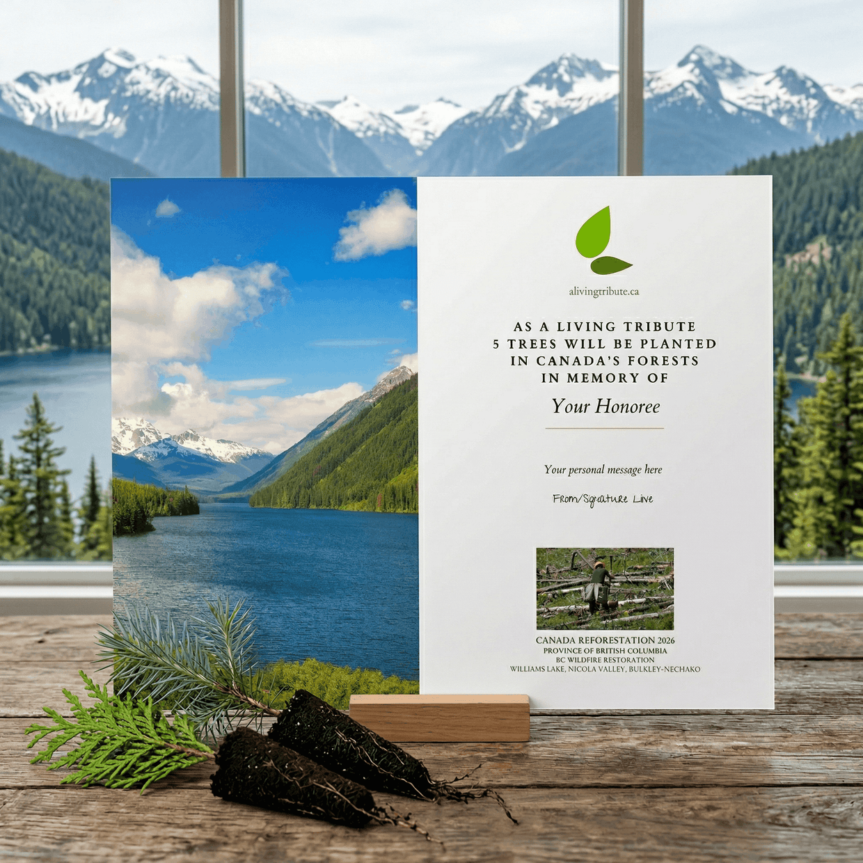 Plant a Tree in Canada with Mailed Commemorative Card | A Living Tribute