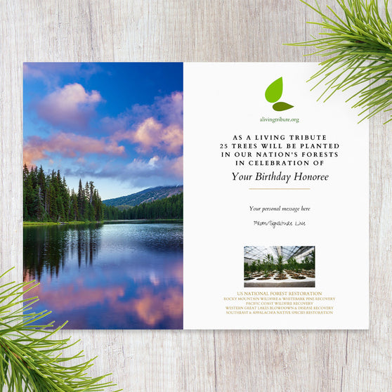 Plant-a-Tree Birthday Card
