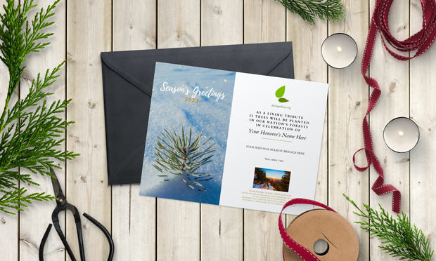 Plant a Tree Holiday Card